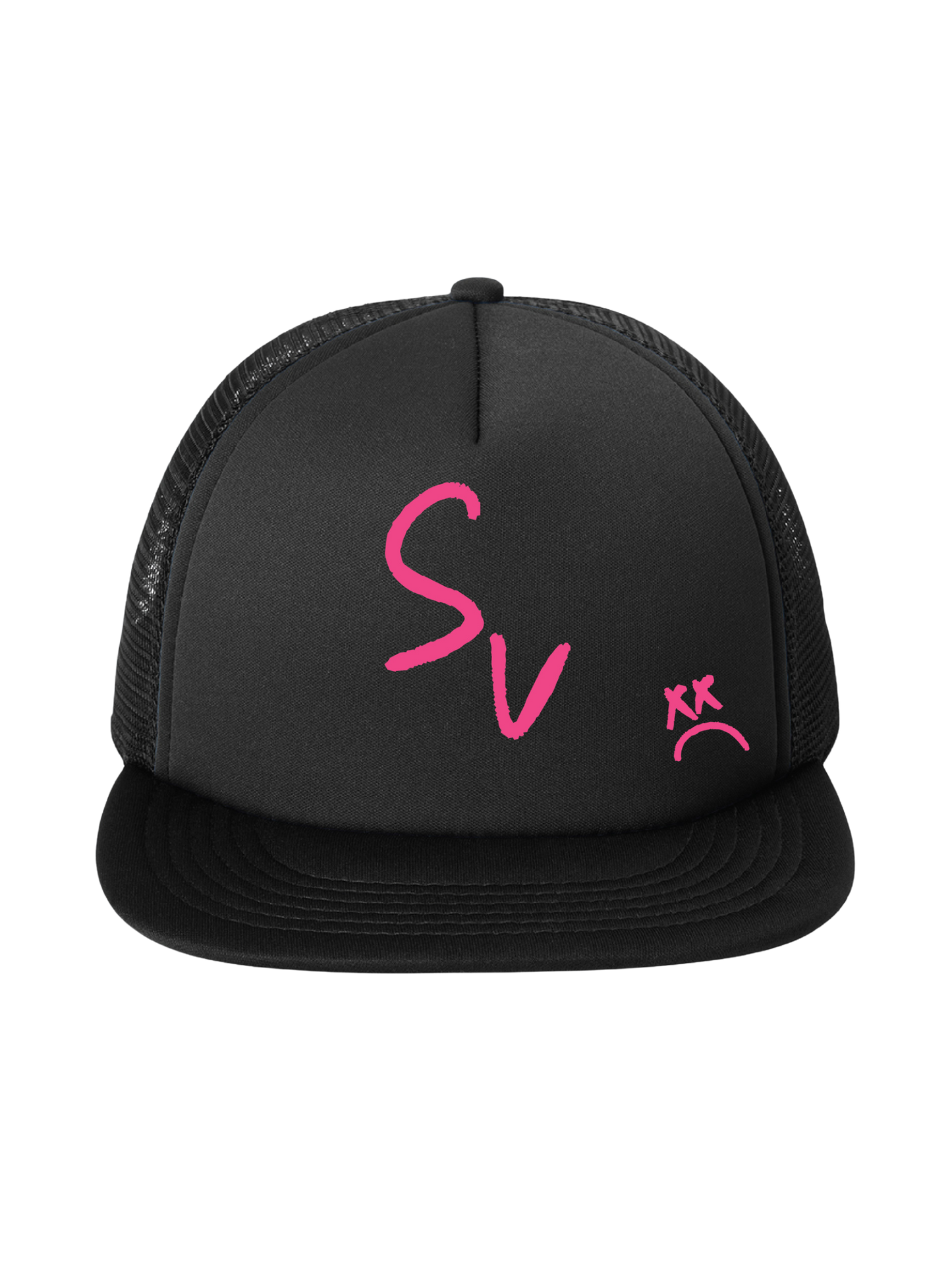 *NEW* "SV" Foamy Trucker Hat (Black)
