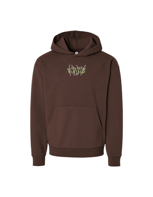 *NEW COLOR* Stilly Struck By Lightening - MID-WEIGHT Embroidered Hoodie - Clay