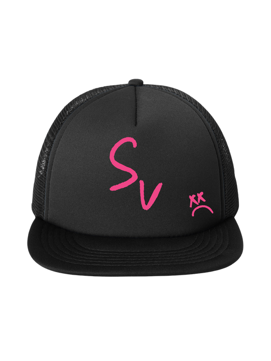 *NEW* "SV" Foamy Trucker Hat (Black)